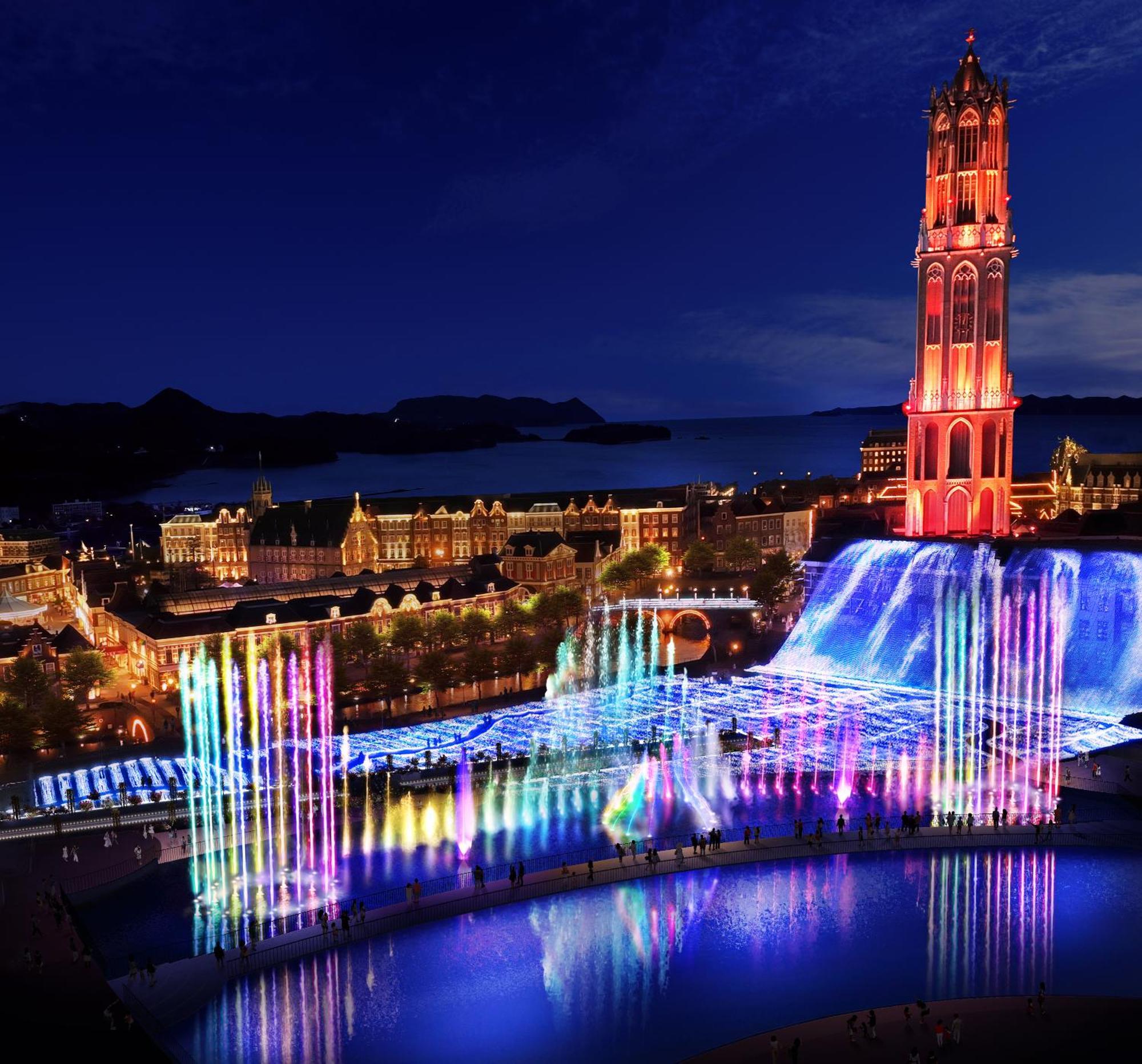 Hotel Den Haag Huis Ten Bosch Sasebo Zewnętrze zdjęcie Fountain of the Three Sisters